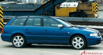 Audi A4 (B5) Avant 1.8 Fiche Technique, consommation de carburant,  dimensions