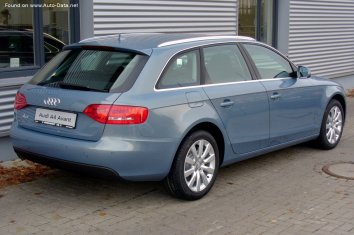 Audi A4 Avant (B8, Typ 8K), Modell 2008-, eissilber, SOP Audi A4
