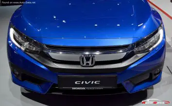 2016-2019 Honda Civic X Sedan 2.0 (158 Hp)