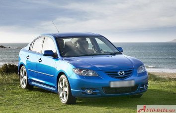 2003-2006 Mazda 3 I Sedan (BK) 1.6i (105 Hp)  Technical specs, data, fuel  consumption, Dimensions