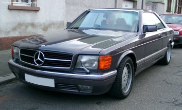 Mercedes-Benz S-class Coupe  (C126 facelift 1985)