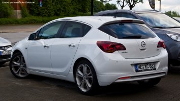 Opel Astra J Sports (facelift 2012), Ficha técnica, Consumo, Medidas