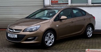 2012-2018 Opel Astra J Sedan 1.6 Turbo (170 Hp)  Technical specs, data,  fuel consumption, Dimensions