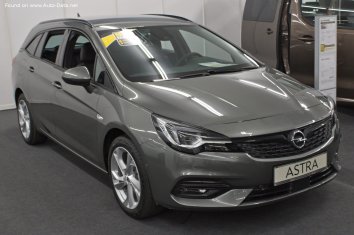 2019-October, 2021 Opel Astra K Sports (facelift 2019) 1.4 Turbo (145 Hp)  CVT