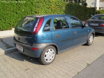 Opel Corsa C, Baujahr 2000 bis 2006 ▻ Technische Daten zu allen
