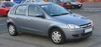 Opel Corsa C technical specifications and fuel consumption