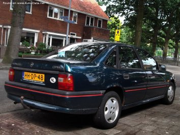 1993-1995 Opel Vectra A (facelift 1992) 1.6i CAT (75 Hp)
