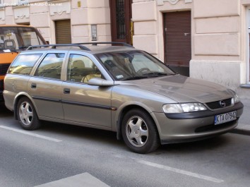 1996-1999 Opel Vectra B Caravan 1.6i (75 Hp)  Technical specs, data, fuel  consumption, Dimensions