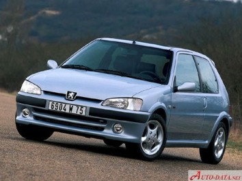 1997 Peugeot 106 II (1) 1.0 i (50 Hp)