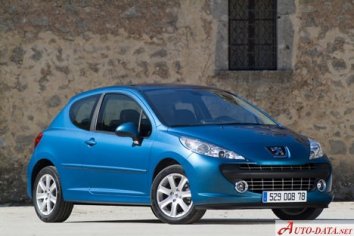 Peugeot 207, Technical Specs, Fuel consumption, Dimensions
