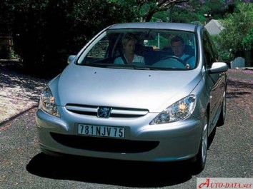 2004-2005 Peugeot 307 1.6 HDi (109 Hp)  Technical specs, data, fuel  consumption, Dimensions