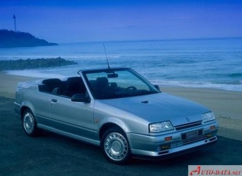 1992 Renault 19 Cabriolet (D53) (facelift 1992) 1.8 i 16V (135 Hp