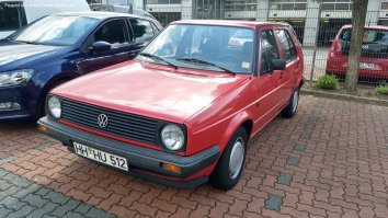 1983-1991 Volkswagen Golf II (19E) 1.6 D (54 Hp)  Technical specs, data,  fuel consumption, Dimensions