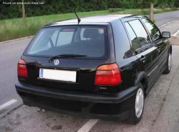1992-1997 Volkswagen Golf III (1HX) 2.0 GTI 16V (150 Hp