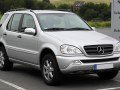 Mercedes-Benz M-class  (W163 facelift 2001) - Технические характеристики, Расход топлива, Габариты