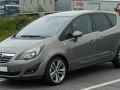 Opel Meriva B  - Technical Specs, Fuel consumption, Dimensions