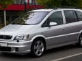 Opel Zafira A (facelift 2003) - Technical Specs, Fuel consumption, Dimensions